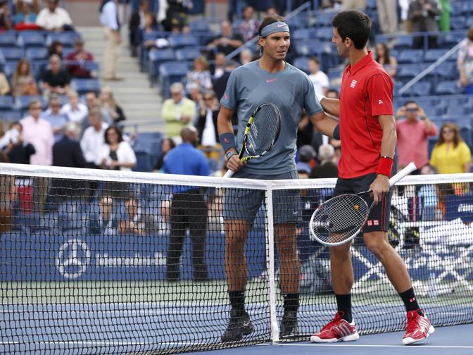 Tra Nadal e Djokovic  la sfida numero 37: 21 le vittorie dello spagnolo, 15 quelle del serbo. Reuters